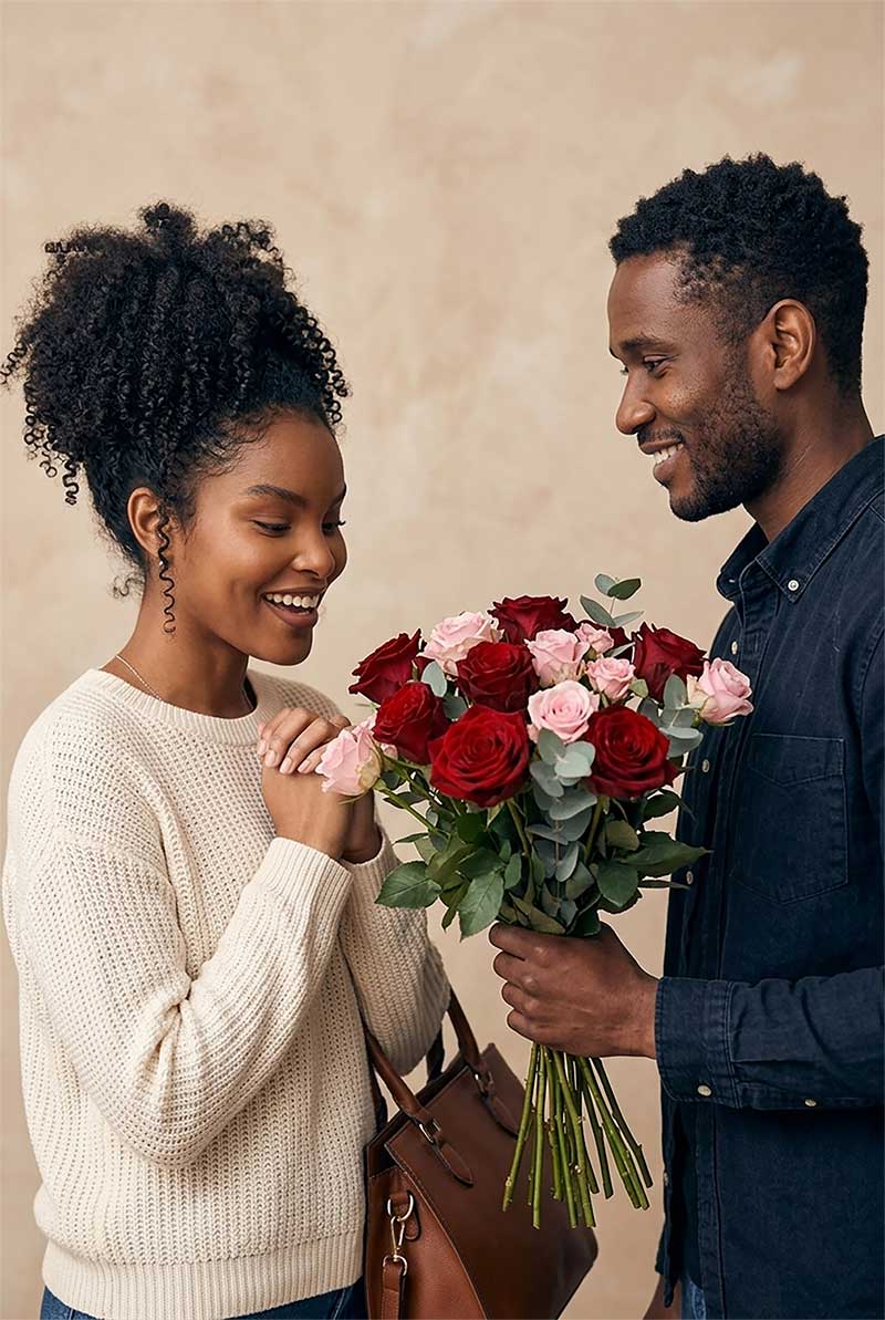 Bouquet et couple