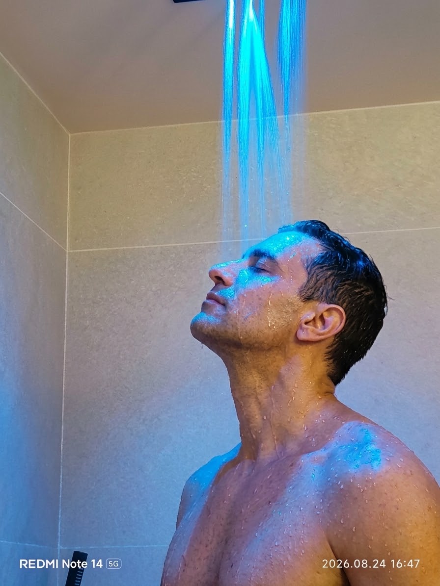 Douche ciel de pluie